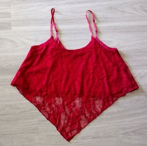 Red/Wine tank top